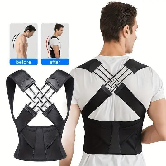 Adjustable Back Posture Corrector Belt for Men & Women – Pain Relief for Slouching & Spine Support