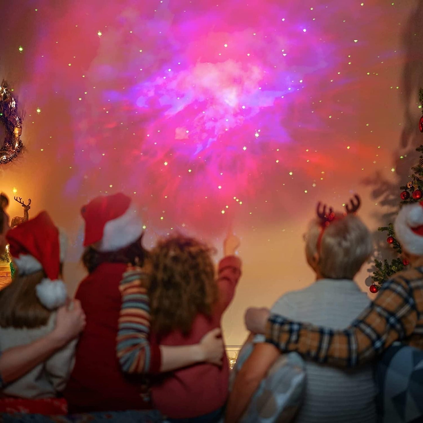 Astronaut Galaxy Projector with 360° Rotating Head and Remote Control – Star Night Light for Bedroom and Decor